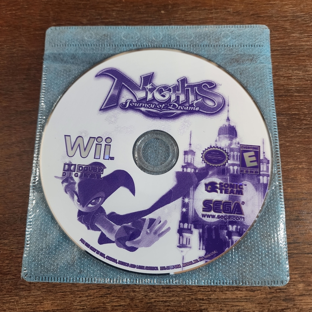 Nintendo Wii Nights Journey Of Dreams Game